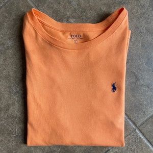 NWOT - Polo Ralph Lauren Orange Cotton Crew Tee